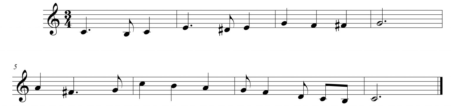 aural training melodic dictation